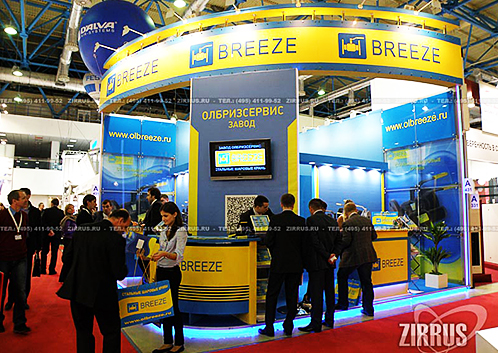 Выставочный стенд «ОЛБРИЗСЕРВИС» на выставке «PCV EXPO-2012»