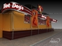 проект фасада для Hot Dog`s