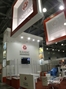 выставочный стенд для компании "КАНЕКС", для которой Zirrus-Expo разработала проект и успешно реализовала его, совместно с компанией «А.М.Видео», на выставке MiningWorld Russia 2014. вид2