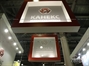 выставочный стенд для компании "КАНЕКС", для которой Zirrus-Expo разработала проект и успешно реализовала его, совместно с компанией «А.М.Видео», на выставке MiningWorld Russia 2014.  подвес