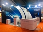 Выставочный стенд, разработанный и реализованный Zirrus-Expo для компании ГЛАВКОСМОС на выставке Bengaluru Space Expo-2018.