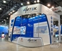 Выставочный стенд для компании АМТЭК, проект разработан компанией Zirrus-Expo для выставки TransRussia 2019