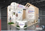 Выставочный стенд для компании ФОРМАЦИЯ, проект разработан компанией Zirrus-Expo для выставки RosUpack 2019