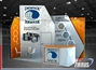 Выставочный стенд для компании ХИМПЭК, проект разработан компанией Zirrus-Expo для выставки Рупластика-2023