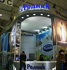 Выставочный стенд для компании «Родник»